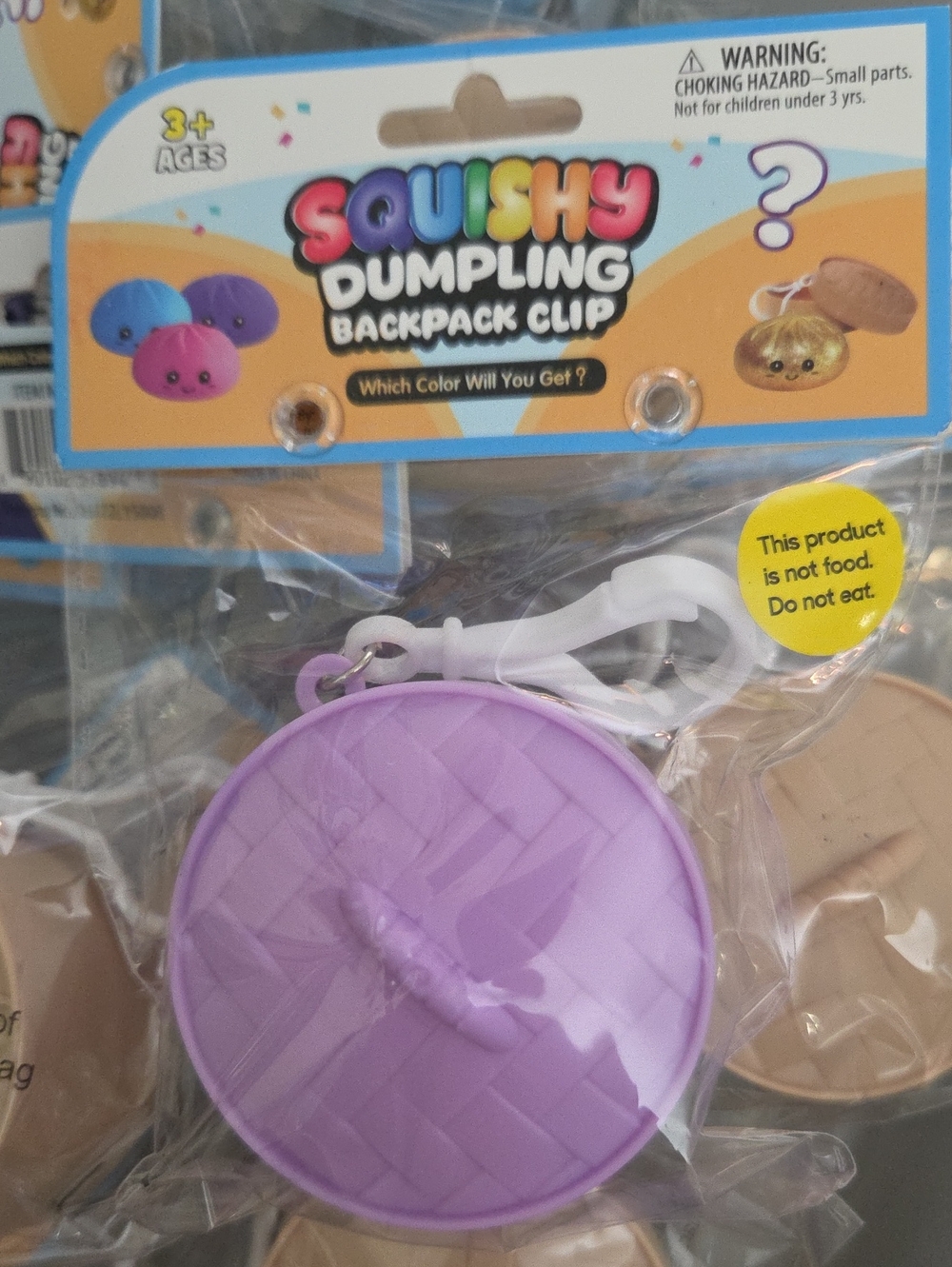 6 Mini Dumpling Keychain Set - Picture 2 of 4